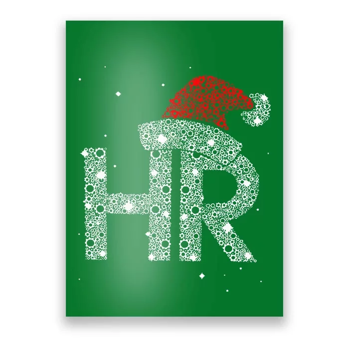 Hr Human Resource Jobs Funny Christmas Gift Poster