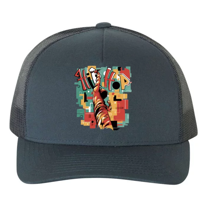 Hip Hop Retro Music Yupoong Adult 5-Panel Trucker Hat