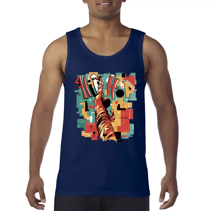 Hip Hop Retro Music Tank Top