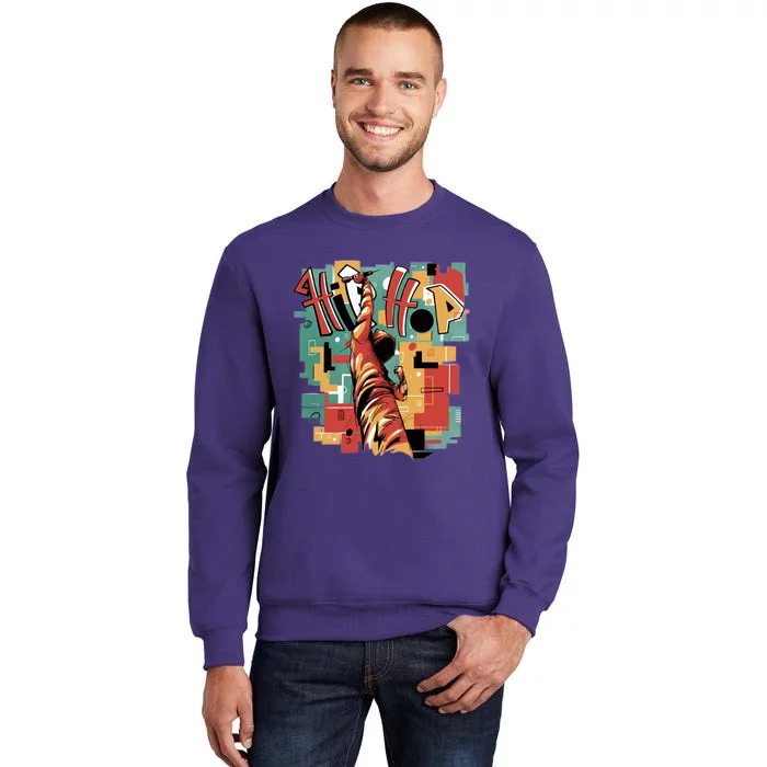 Hip Hop Retro Music Sweatshirt