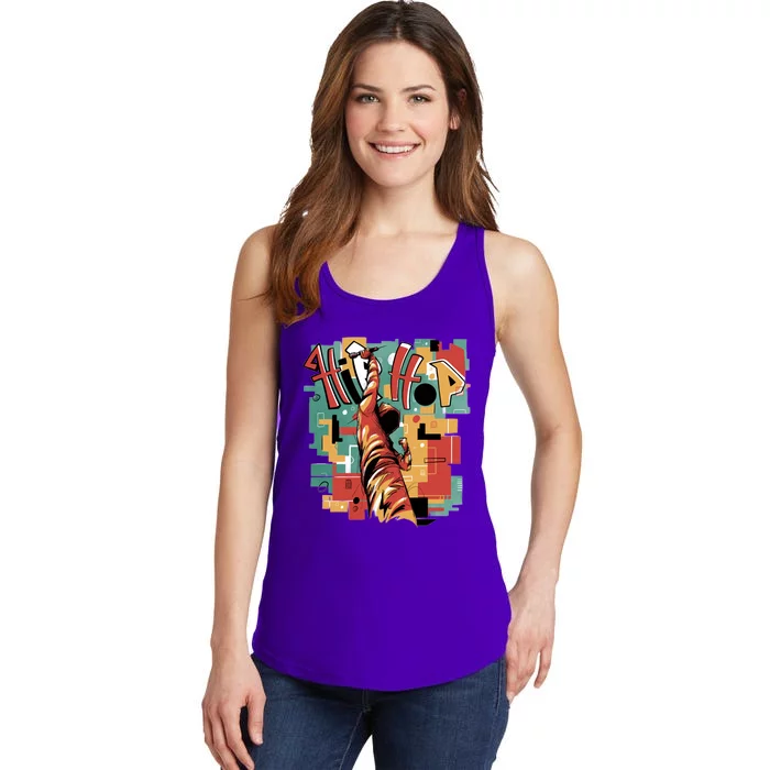 Hip Hop Retro Music Ladies Essential Tank