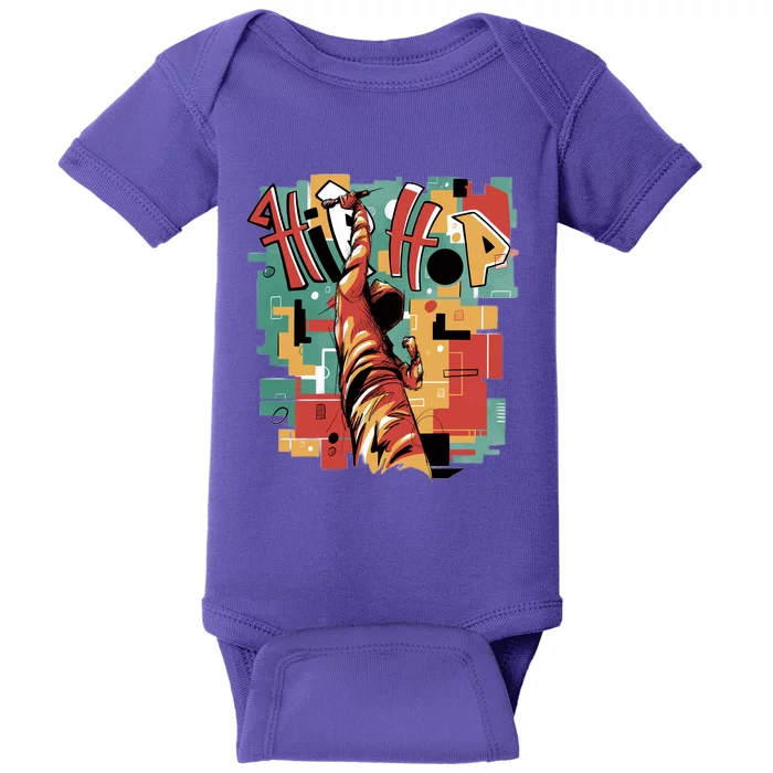 Hip Hop Retro Music Baby Bodysuit