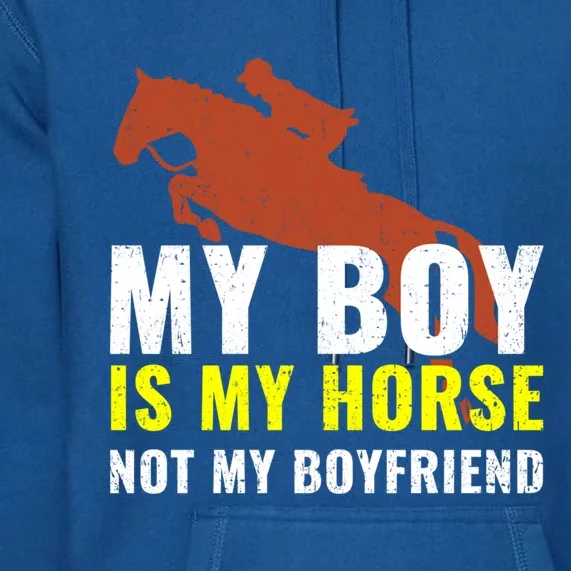 Horse Horseback Riding Gift Premium Hoodie