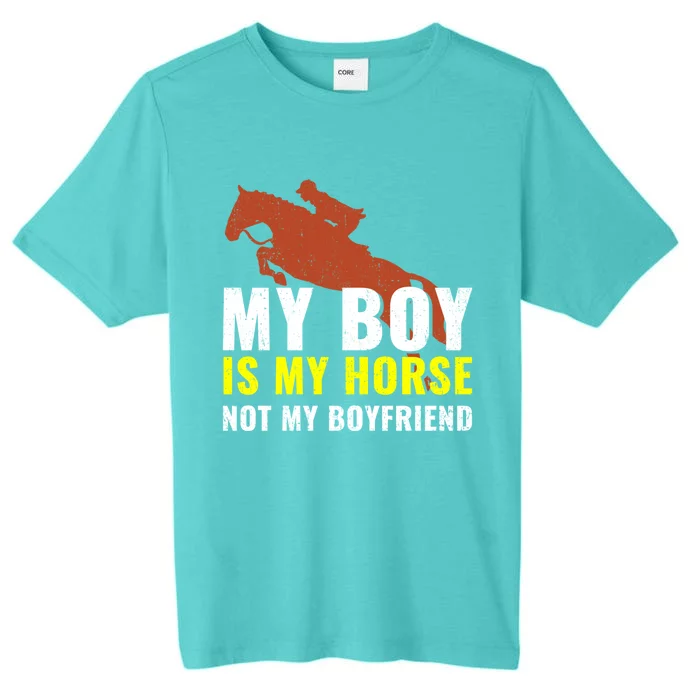 Horse Horseback Riding Gift ChromaSoft Performance T-Shirt