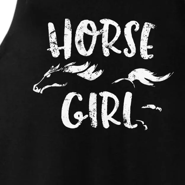 Horse Horseback Riding Equestrian Lover Gifts Ladies Tri-Blend Wicking Tank