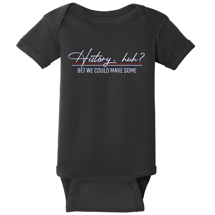 History Huh Red White And Royal Blue LGBT Pride Baby Bodysuit