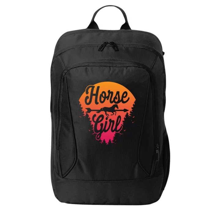 Horse Horseback Riding Gift City Backpack