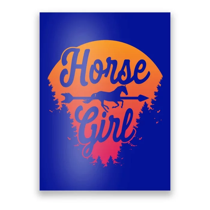 Horse Horseback Riding Gift Poster