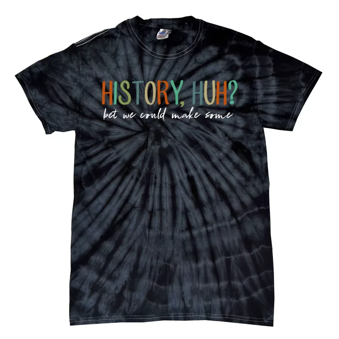 History Huh? Red White And Royal Blue Tie-Dye T-Shirt