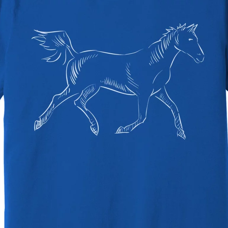 Horse Horseback Riding Gift Premium T-Shirt