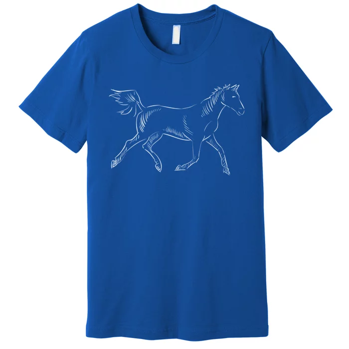 Horse Horseback Riding Gift Premium T-Shirt