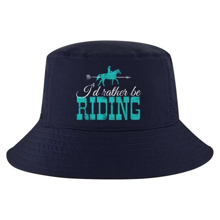 Horse Horseback Riding Gift Cool Comfort Performance Bucket Hat