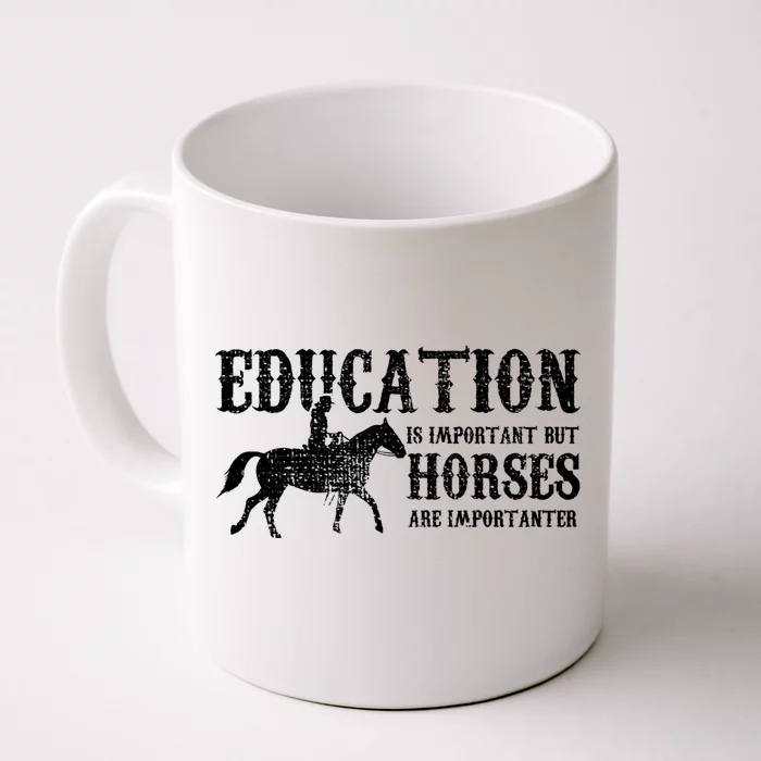 Horse Horseback Riding Cute Gift Front & Back Coffee Mug