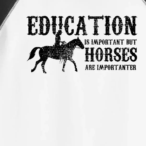 Horse Horseback Riding Cute Gift Toddler Fine Jersey T-Shirt