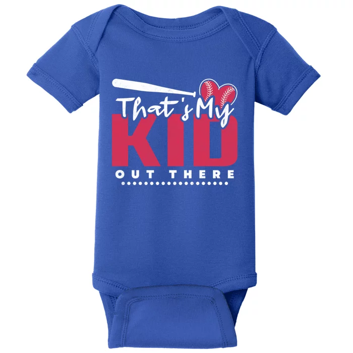 Hit Hard Run Fast Turn Left Baseball Gift Baby Bodysuit