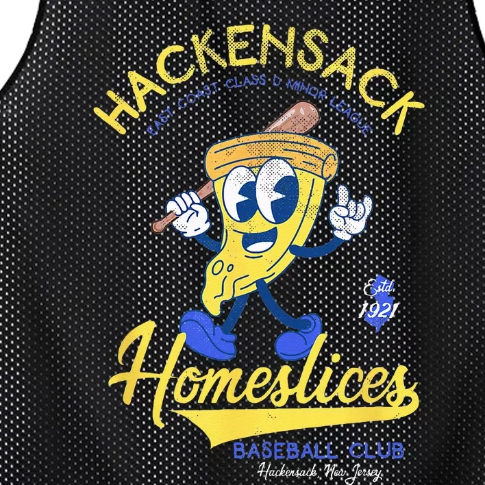 Hackensack Homeslices Retro Minor League Baseball Team Mesh Reversible Basketball Jersey Tank