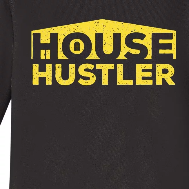 House Hustler Real Estate Agent Broker Investor Baby Long Sleeve Bodysuit