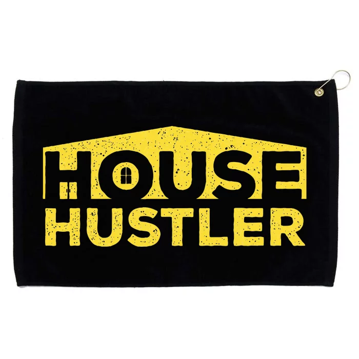 House Hustler Real Estate Agent Broker Investor Grommeted Golf Towel