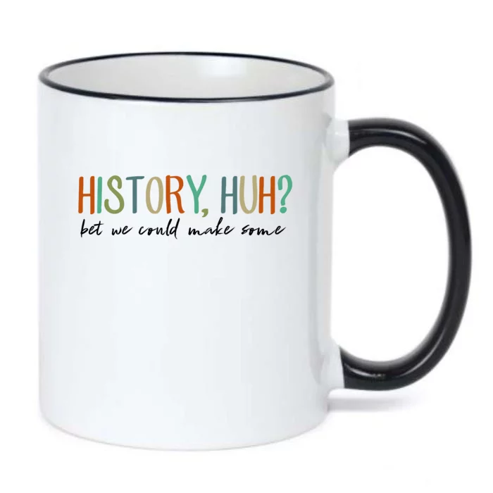 History Huh Red White And Royal Blue Black Color Changing Mug