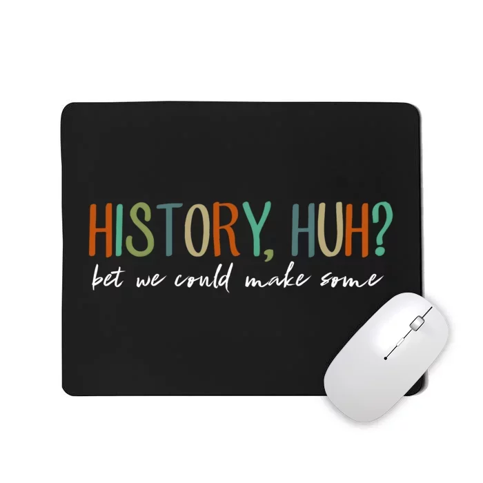 History Huh Red White And Royal Blue Mousepad