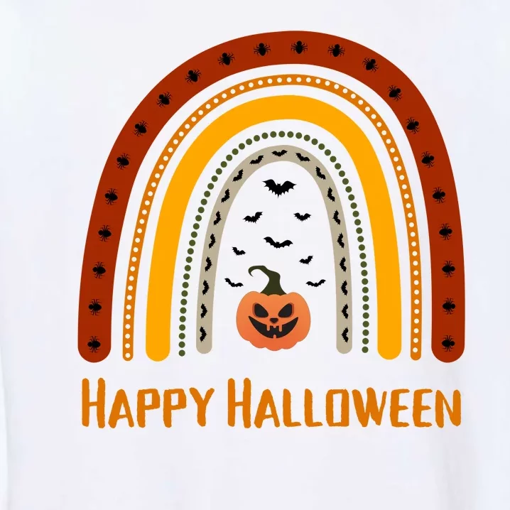 Happy Halloween Spooky Rainbow Garment-Dyed Sweatshirt