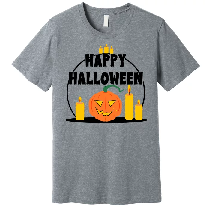 Happy Halloween Spooky Pumpkin Holiday Premium T-Shirt