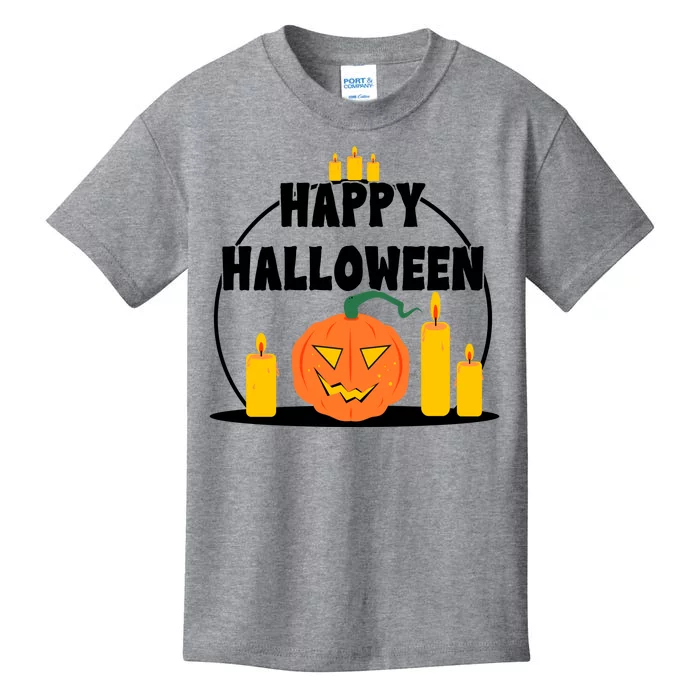 Happy Halloween Spooky Pumpkin Holiday Kids T-Shirt