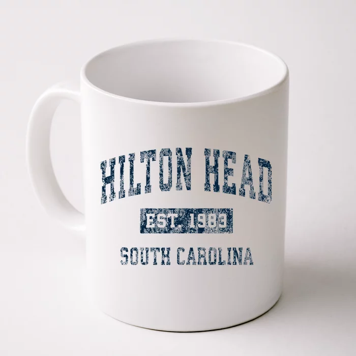 Hilton Head South Carolina Sc Vintage Sports Front & Back Coffee Mug