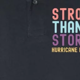 Hurricane Helene Stronger Than The Storm Softstyle Adult Sport Polo