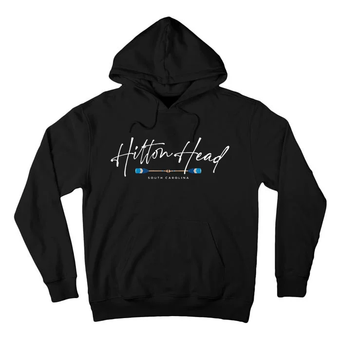 Hilton Head South Carolina Beach Graphic Tall Hoodie