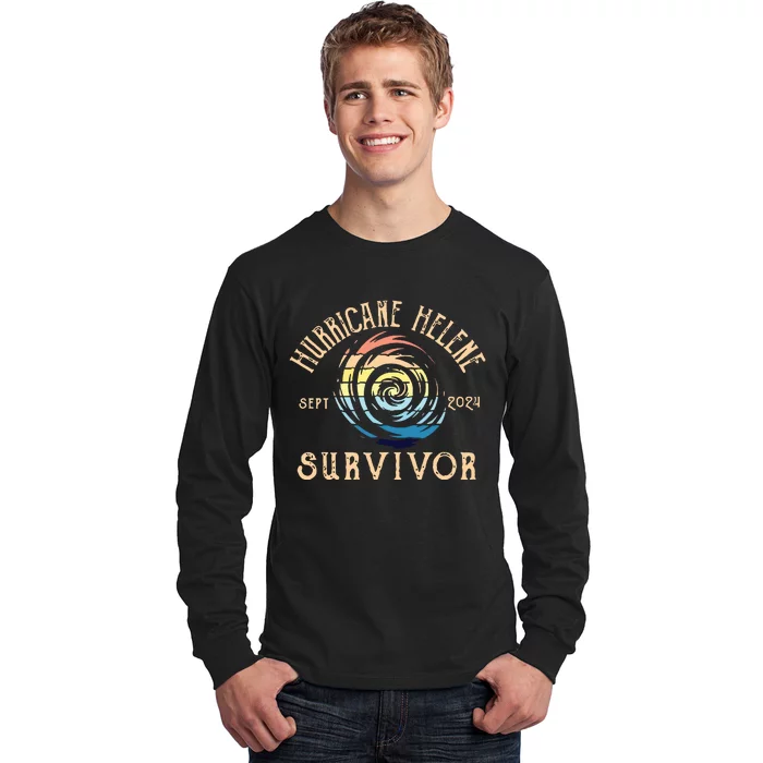 Hurricane Helene Survivor Long Sleeve Shirt