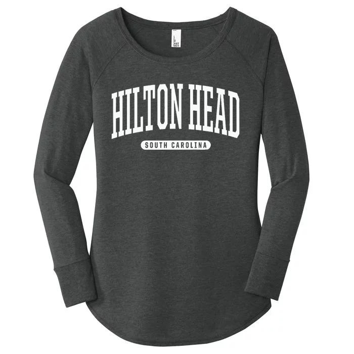 Hilton Head South Carolina Hilton Head Women's Perfect Tri Tunic Long Sleeve Shirt