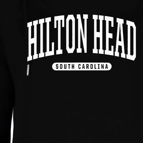 Hilton Head South Carolina Hilton Head Womens Funnel Neck Pullover Hood