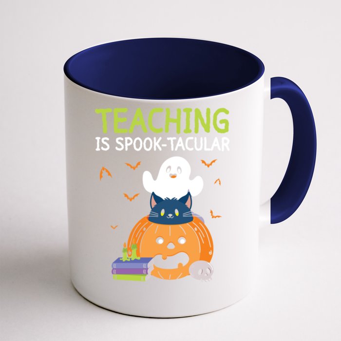 Happy Halloween School Teacher Teaching Trick Or Treat Cool Gift Front & Back Coffee Mug