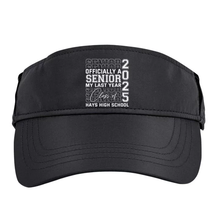 Hays High School A Senior Class Of 2025 Adult Drive Performance Visor