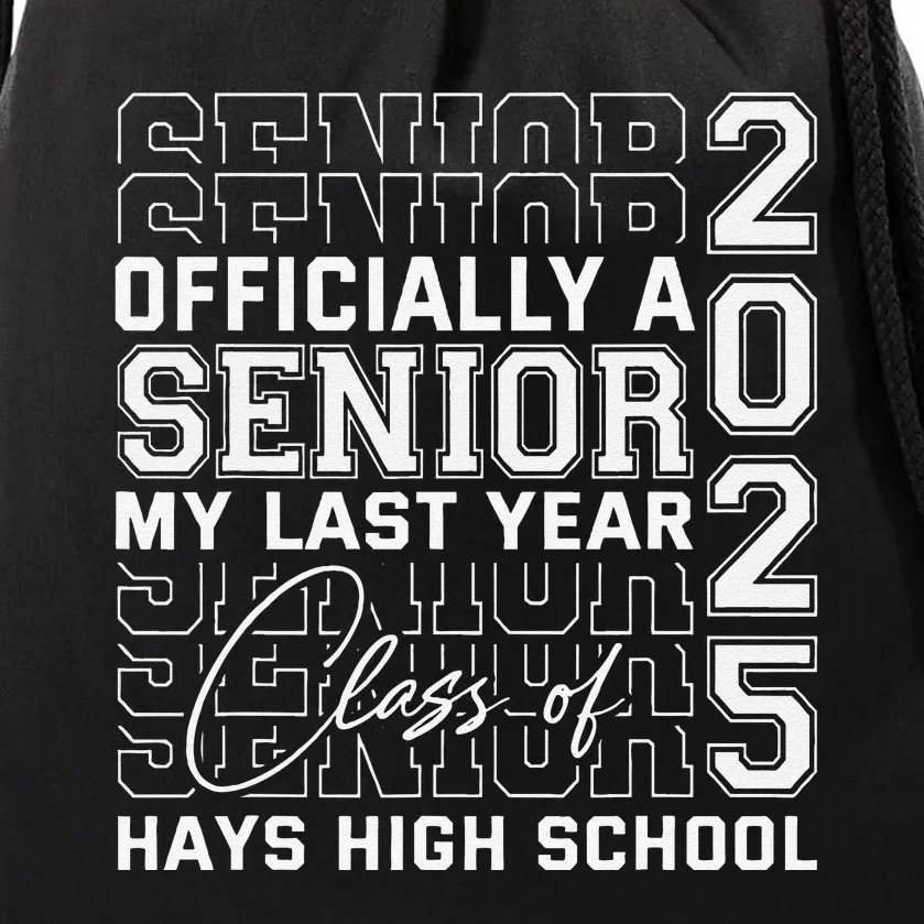 Hays High School A Senior Class Of 2025 Drawstring Bag