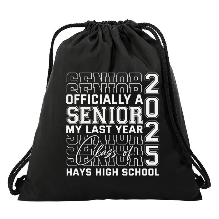 Hays High School A Senior Class Of 2025 Drawstring Bag