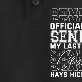 Hays High School A Senior Class Of 2025 Dry Zone Grid Performance Polo