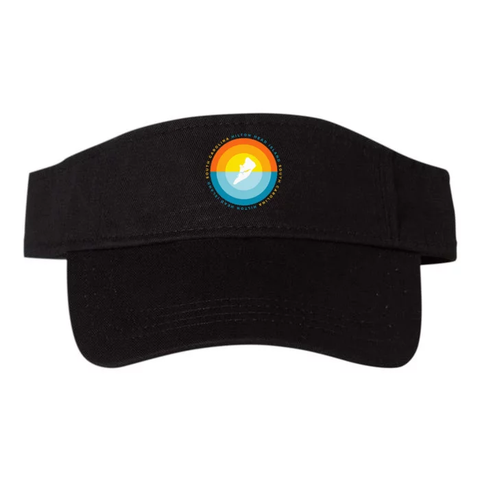 Hilton Head South Carolina Sunset Valucap Bio-Washed Visor