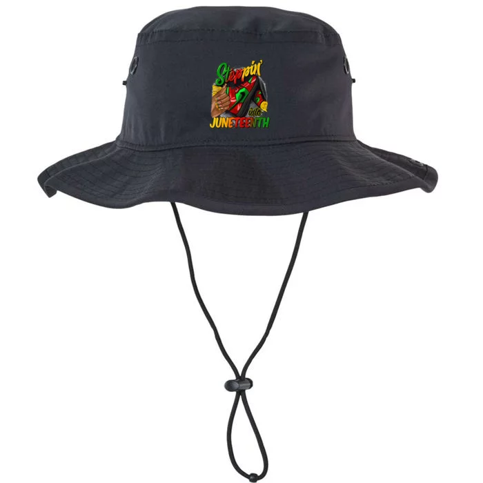 High Heels Steppin Into Juneteenth Africa Black Man Legacy Cool Fit Booney Bucket Hat