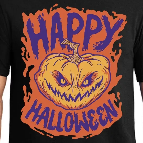 Happy Halloween Spooky Pumpkin Pajama Set