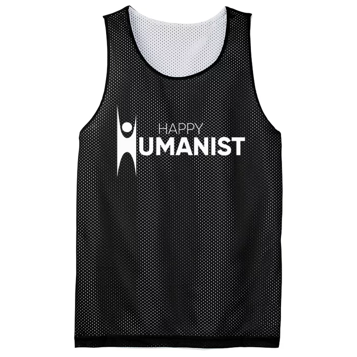 Happy Humanist Symbol Atheist Atheism Secular Mesh Reversible Basketball Jersey Tank