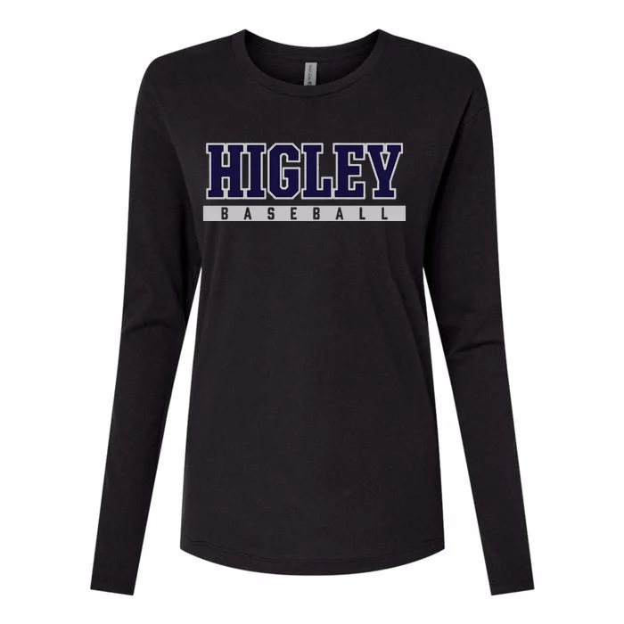 Higley High School Baseball Womens Cotton Relaxed Long Sleeve T-Shirt