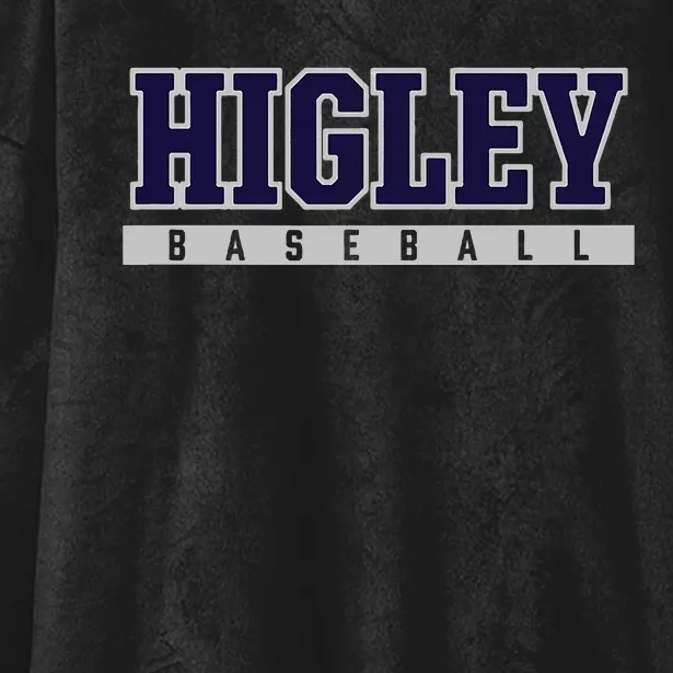 Higley High School Baseball Hooded Wearable Blanket