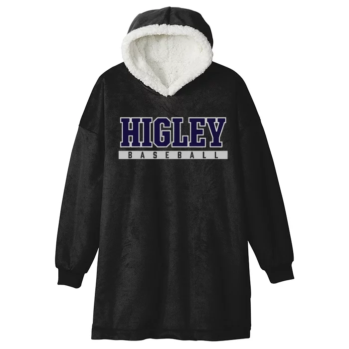 Higley High School Baseball Hooded Wearable Blanket