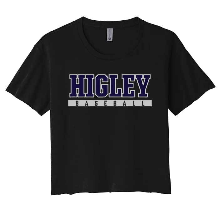 Higley High School Baseball Women's Crop Top Tee