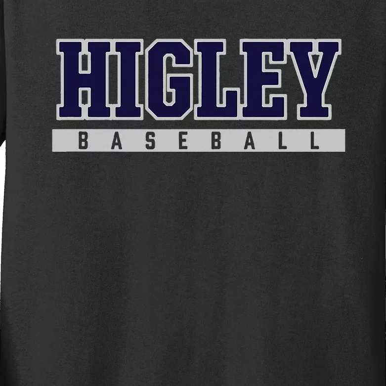 Higley High School Baseball Kids Long Sleeve Shirt