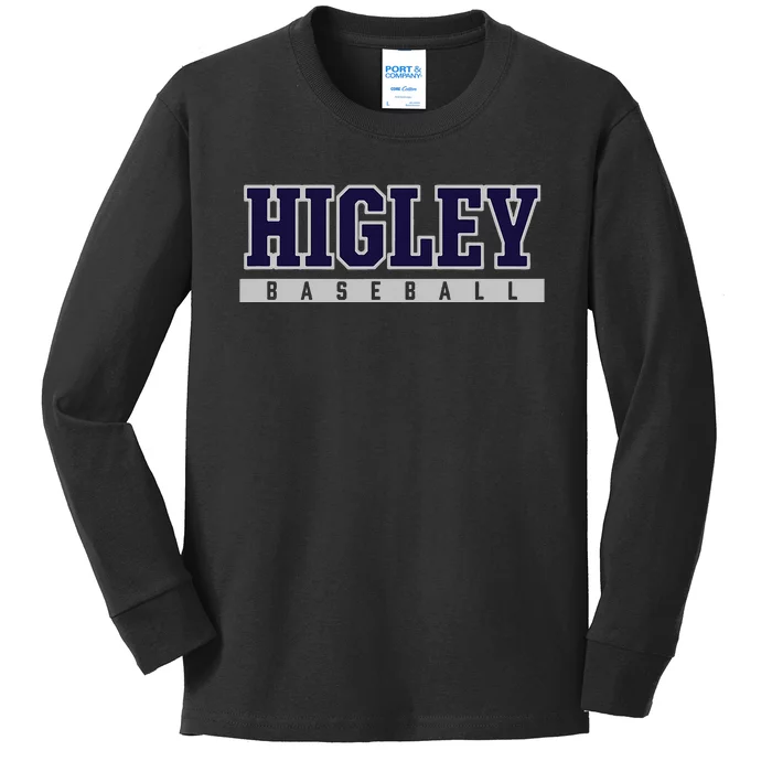 Higley High School Baseball Kids Long Sleeve Shirt