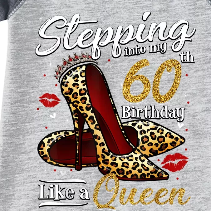 High Heels Stepping Into My 60th Birthday 60 and Fabulous Infant Baby Jersey Bodysuit