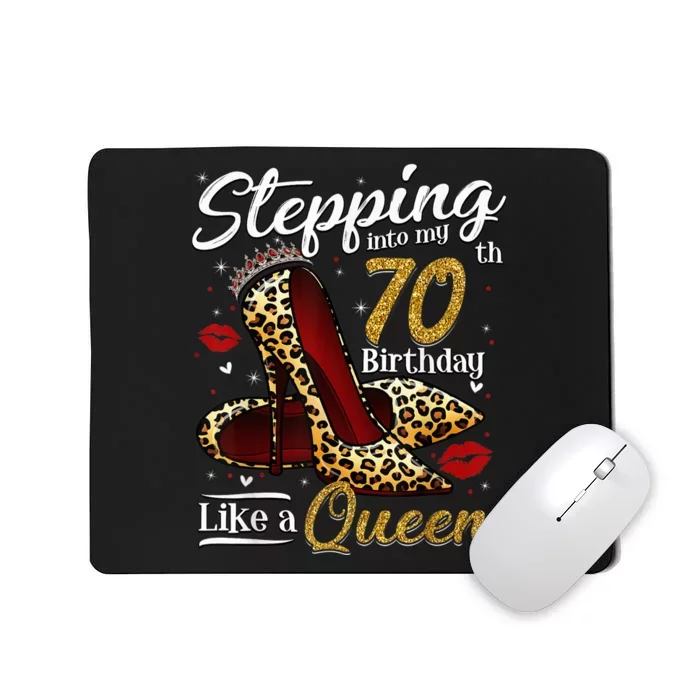 High Heels Stepping Into My 70th Birthday 70 and Fabulous Mousepad